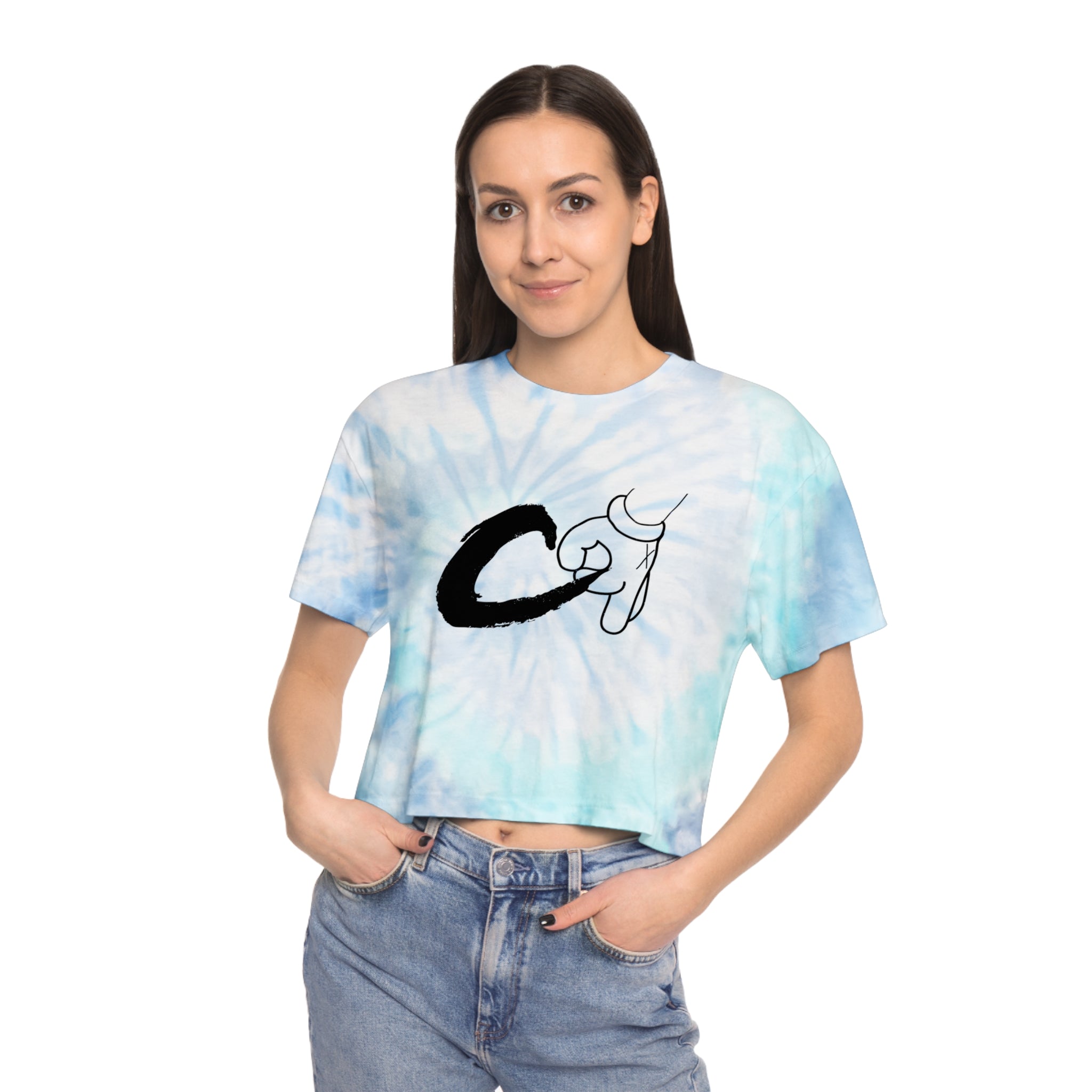 Mickey Tie-Dye Crop Tee