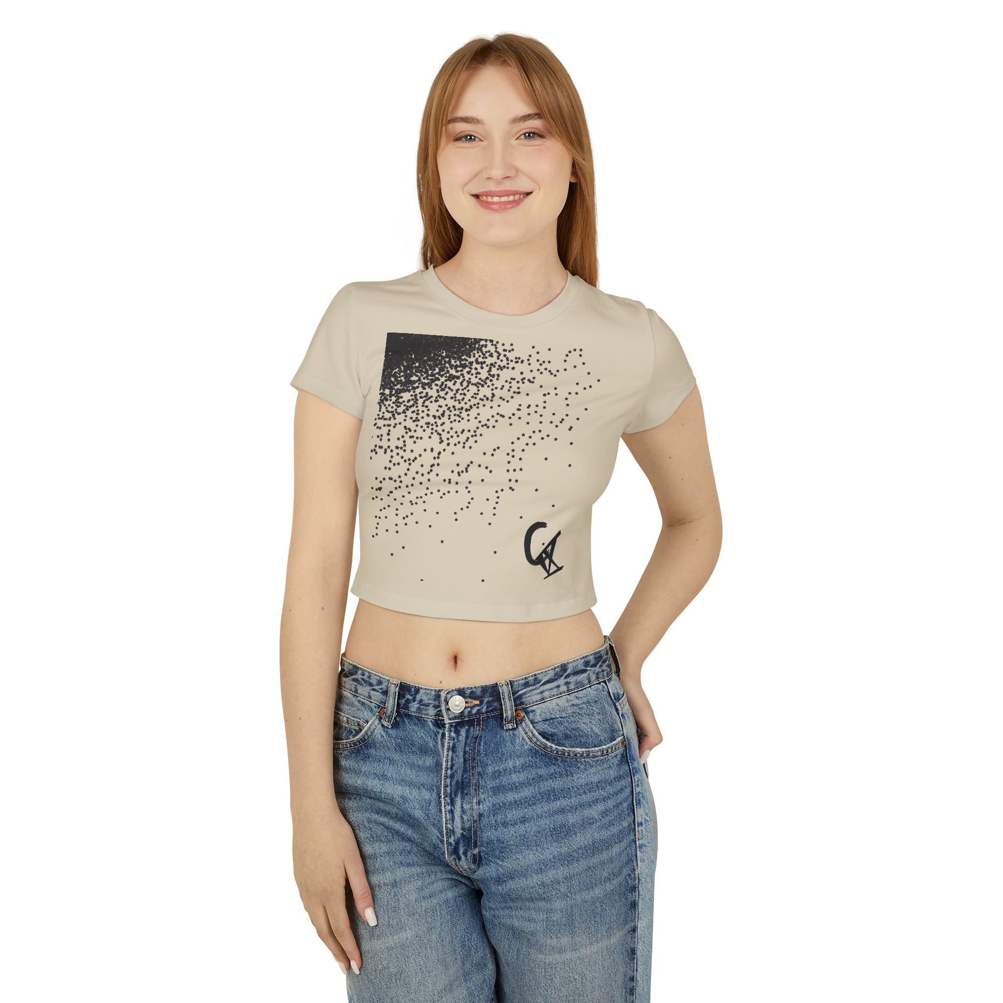 Falling Stars Women's Baby Tee