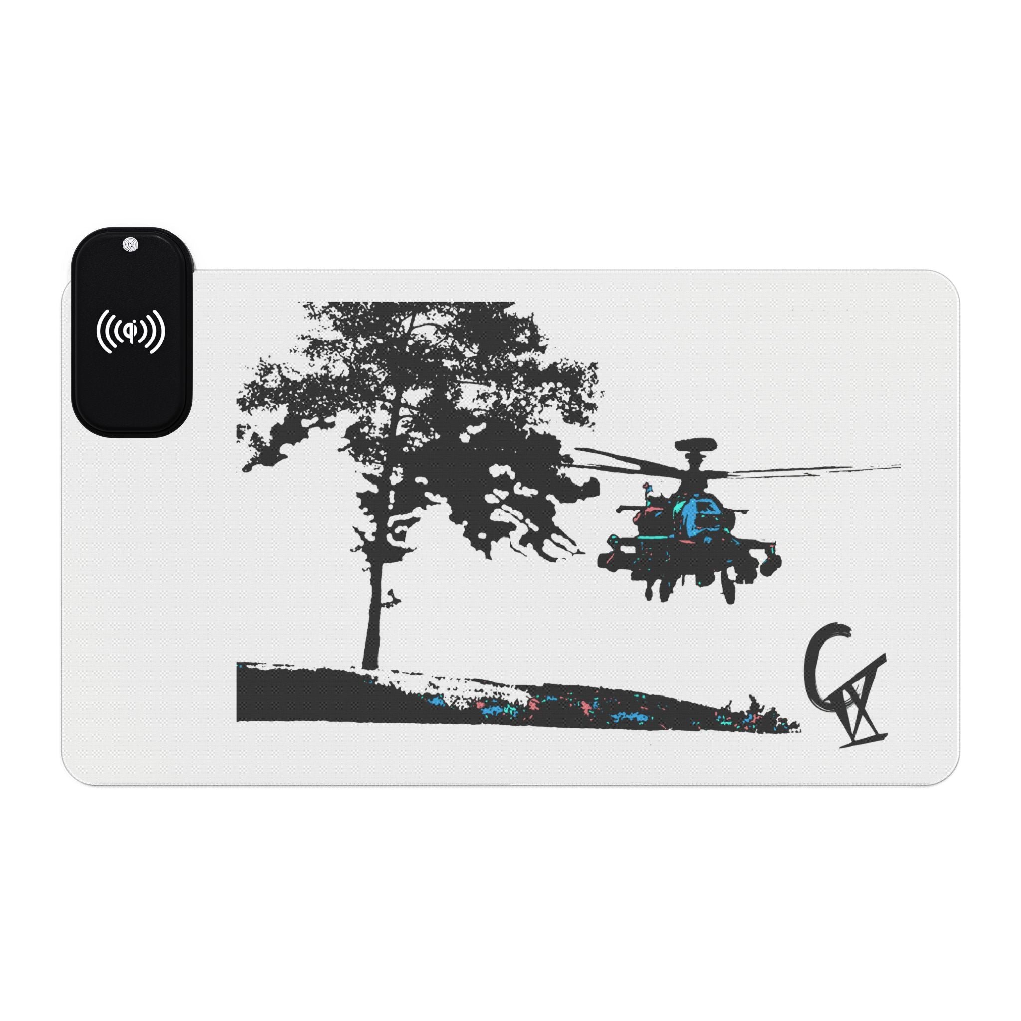 CIX Apache LED Gaming Mouse Pad & Wireless Charger