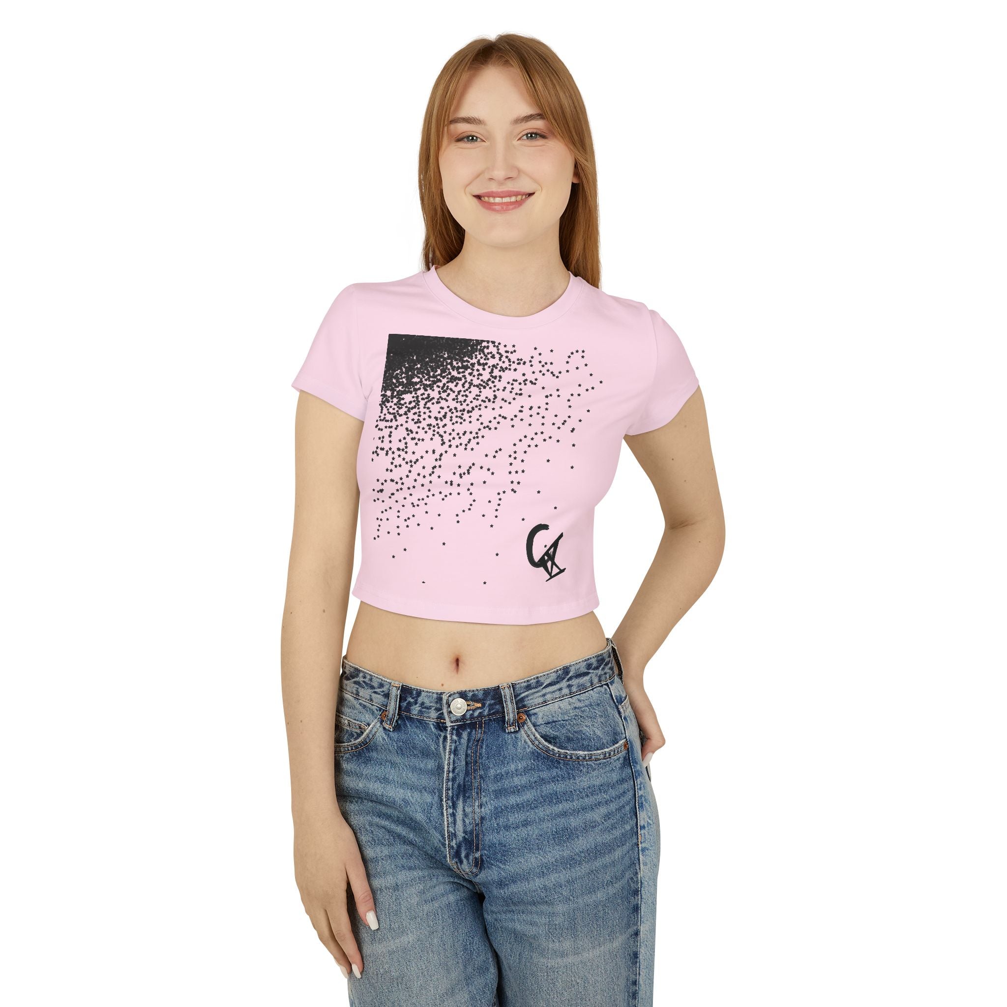 Falling Stars Women's Baby Tee