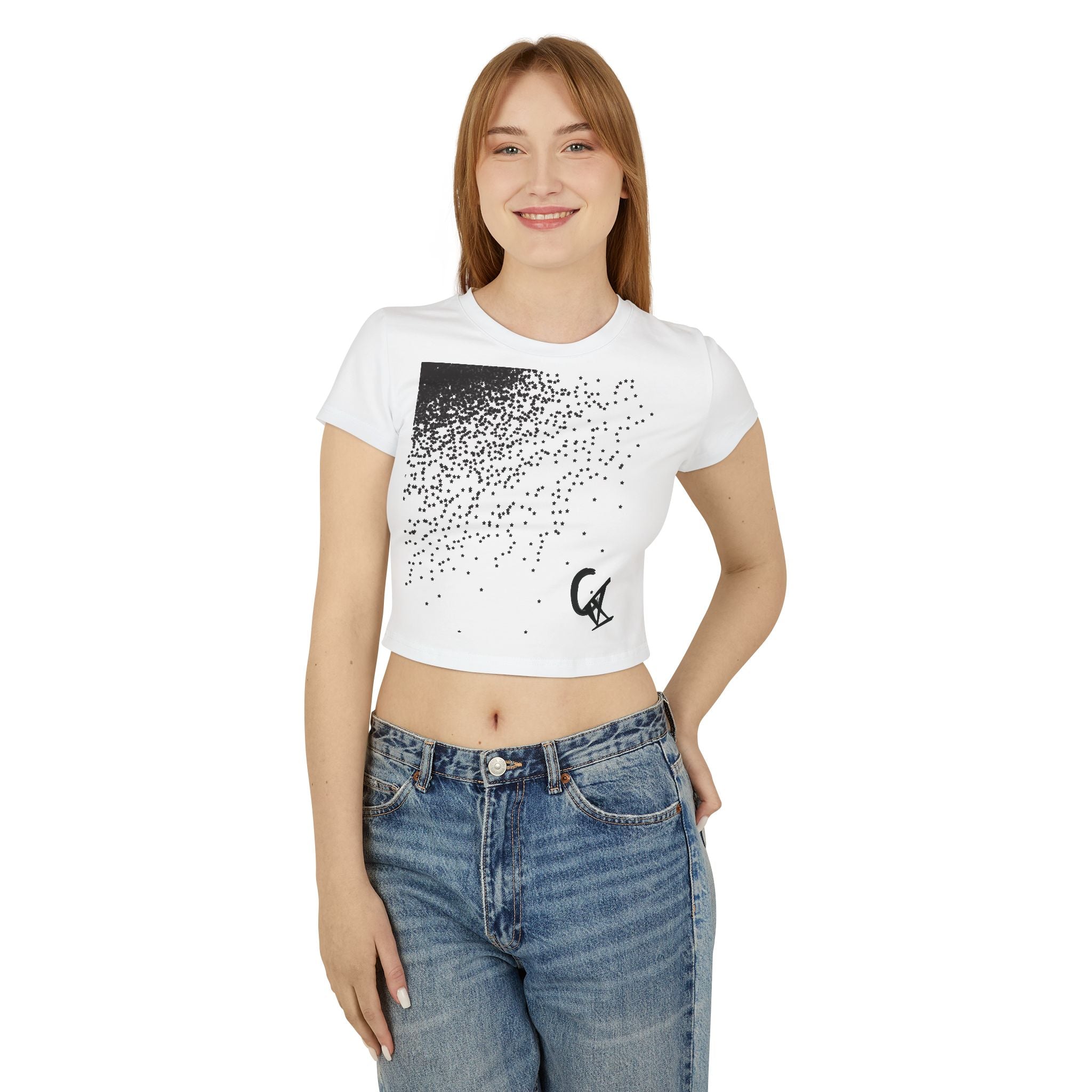 Falling Stars Women's Baby Tee