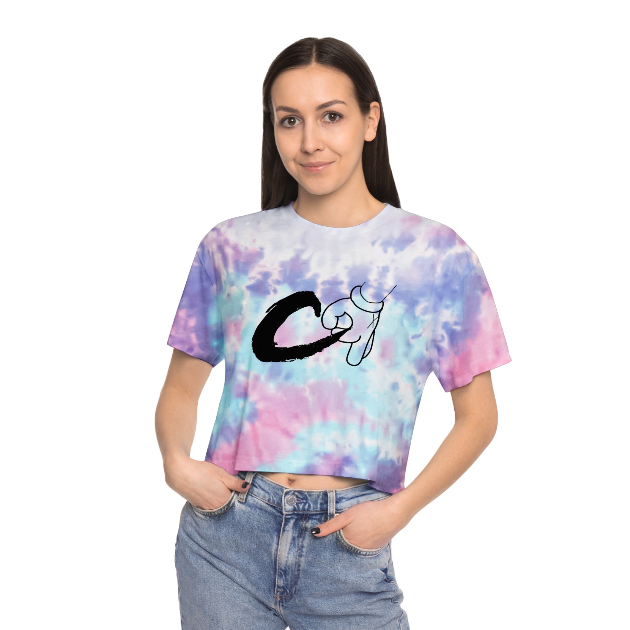 Mickey Tie-Dye Crop Tee