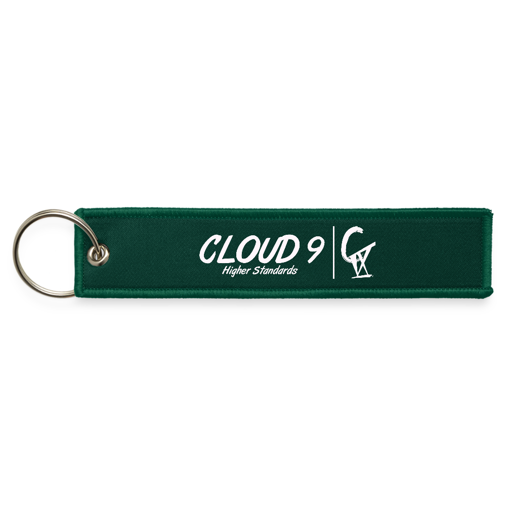 CIX Jet Tag Keychain - hunter green