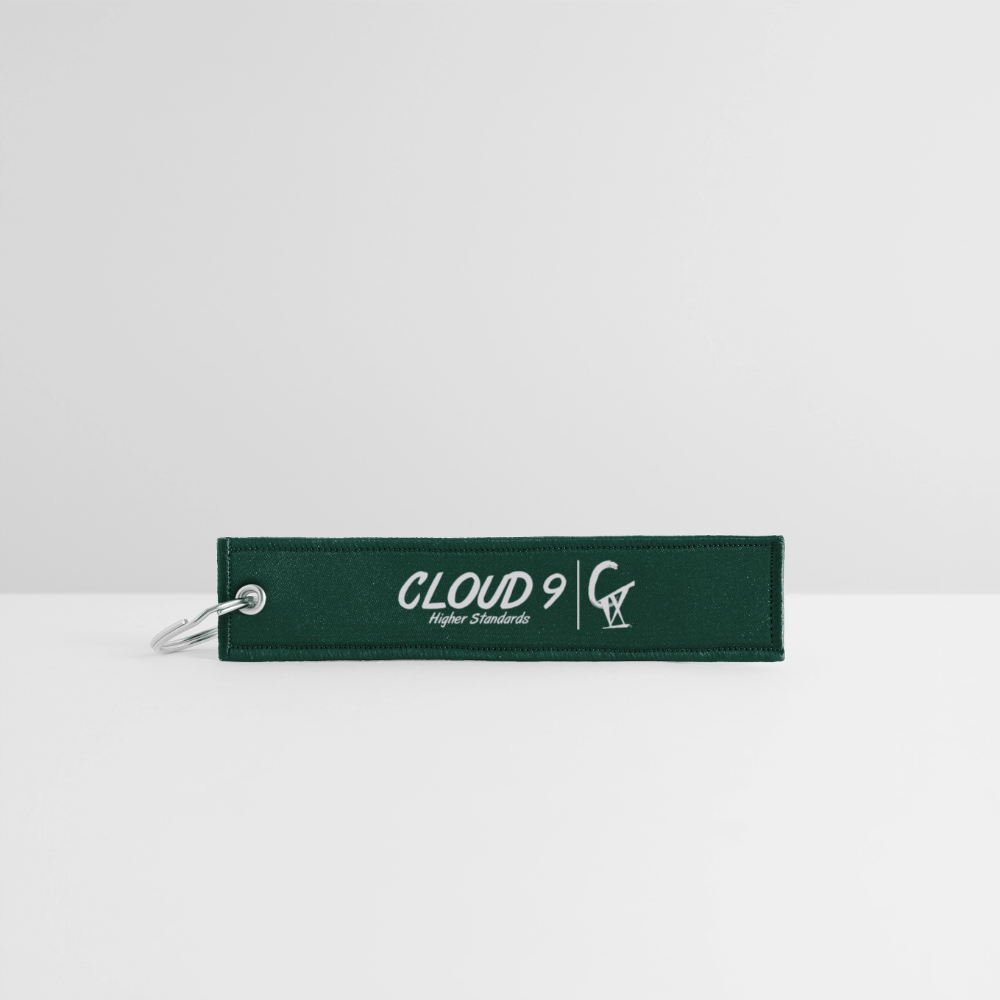 CIX Jet Tag Keychain - hunter green