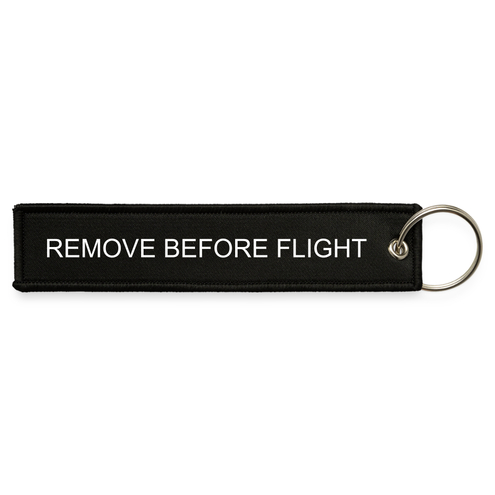 CIX Jet Tag Keychain - black