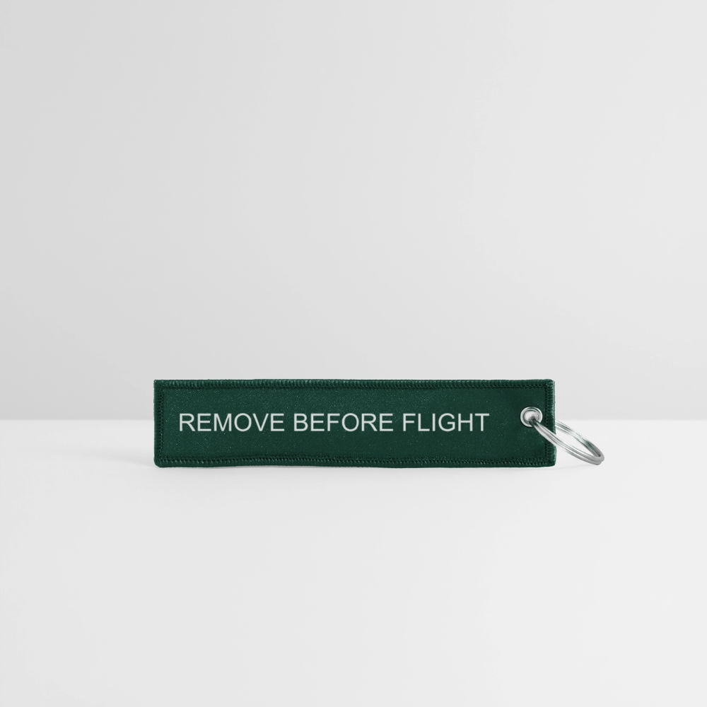 CIX Jet Tag Keychain - hunter green