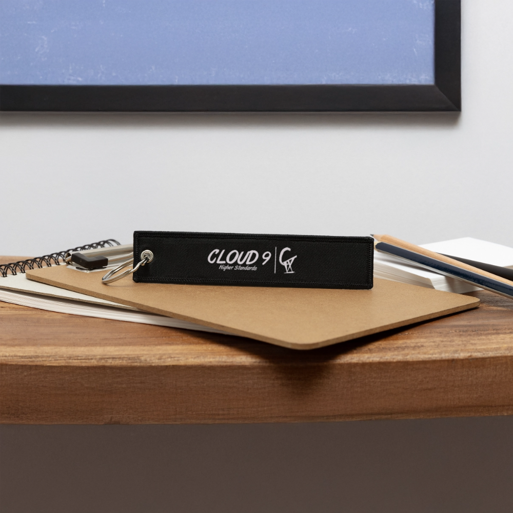 CIX Jet Tag Keychain - black