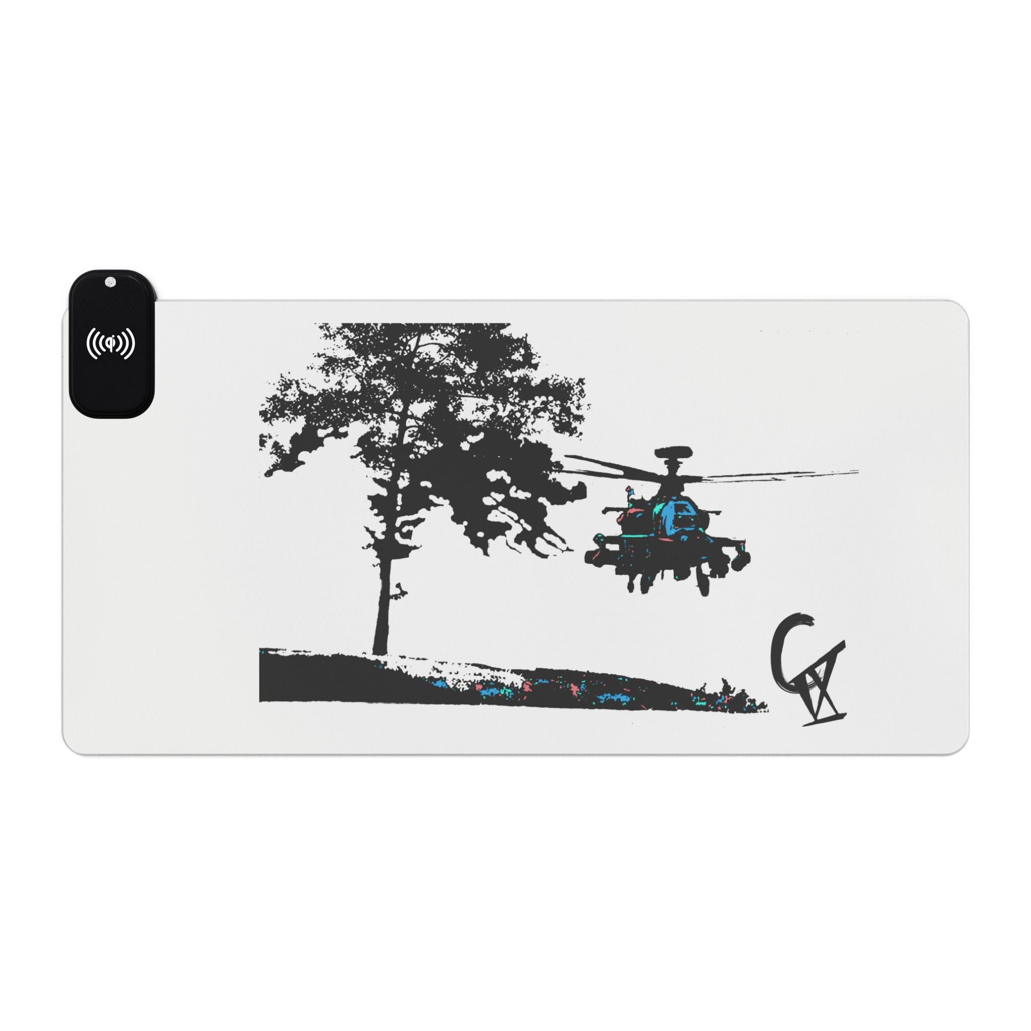 CIX Apache LED Gaming Mouse Pad & Wireless Charger