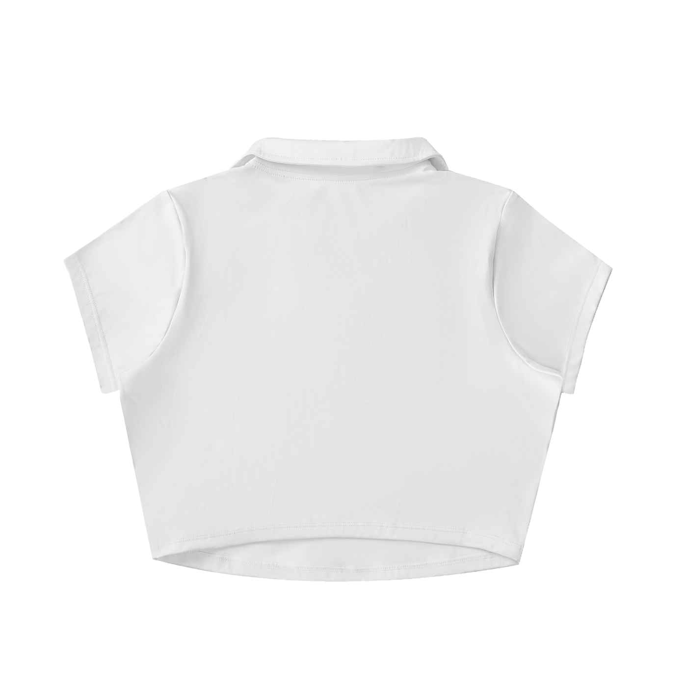 CIX V-Neck Lapel Crop Top