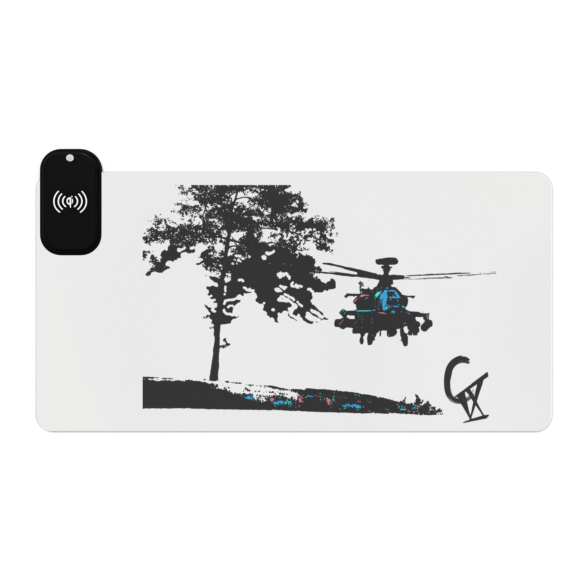 CIX Apache LED Gaming Mouse Pad & Wireless Charger