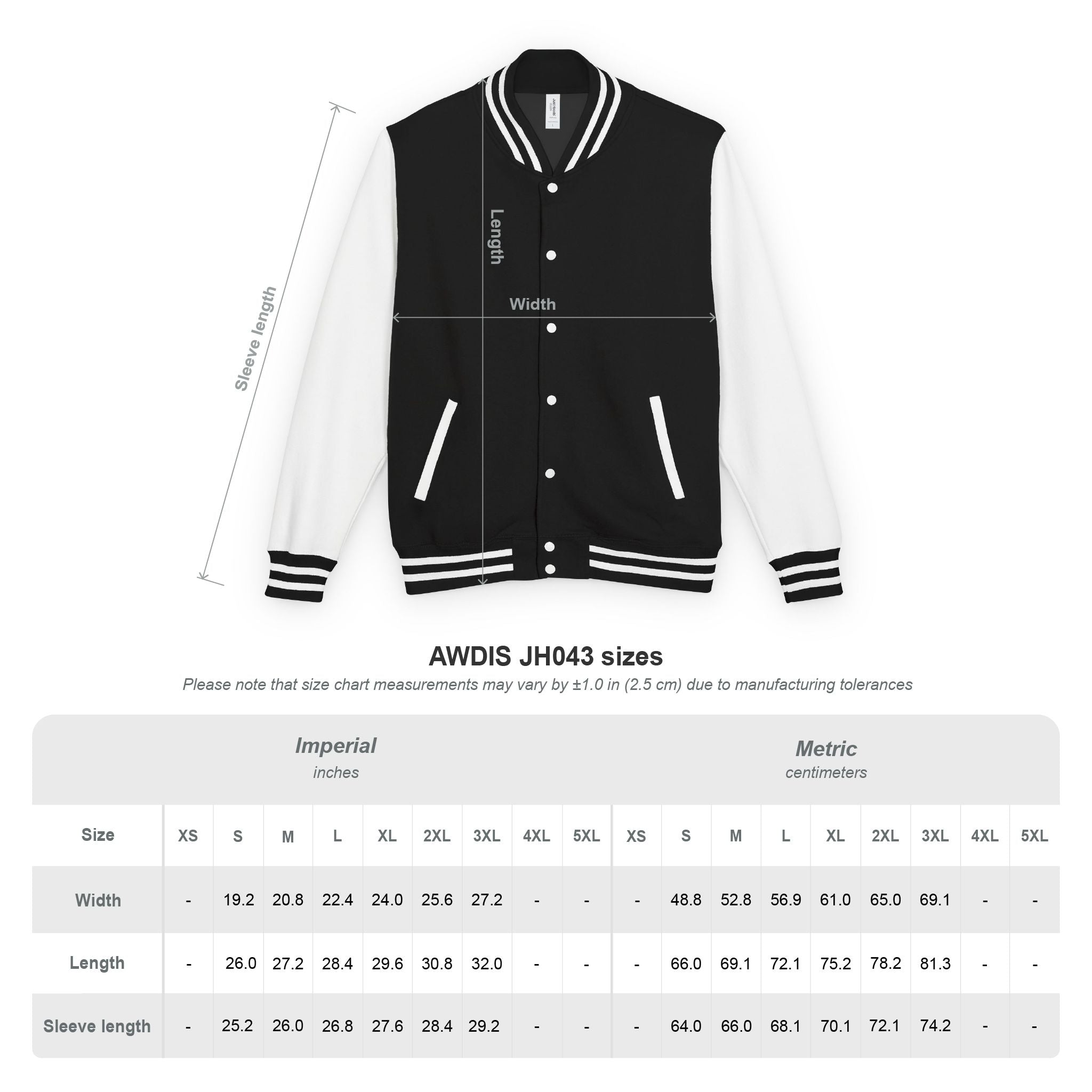 Chanel Drip Unisex Heavyweight Letterman Jacket