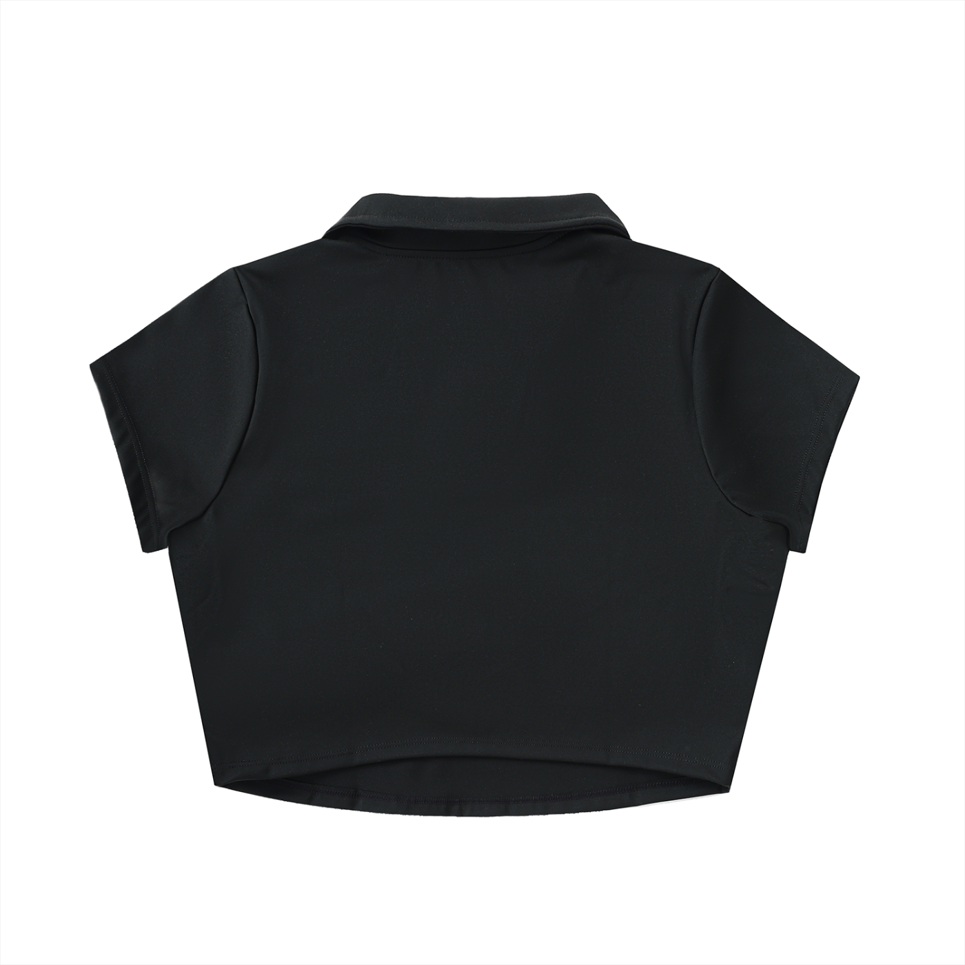 CIX V-Neck Lapel Crop Top